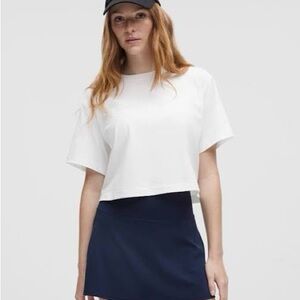 Lululemon Athletica White Short Sleeve Tee